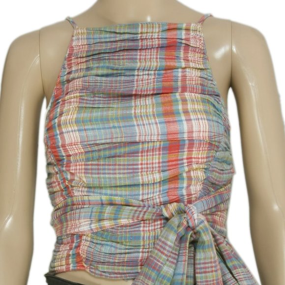 Free People Wool Real Love Plaid Tank Top New XS & S - Picture 6 of 8